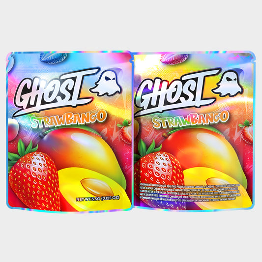 Ghost Straw Bango 3.5G Mylar Bags