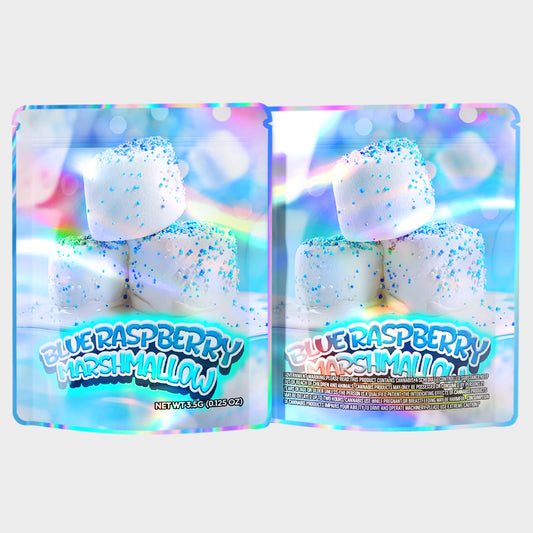 Blue Raspberry Marshmallow 3.5G Mylar Bags
