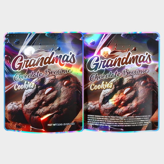 Grandma's Chocolate Brownie Cookies 3.5G Mylar Bags