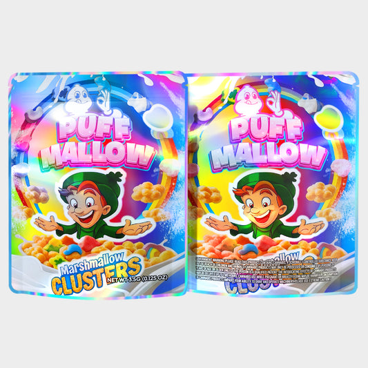 Puff Mallow Marshmallow Clusters 3.5G Mylar Bags