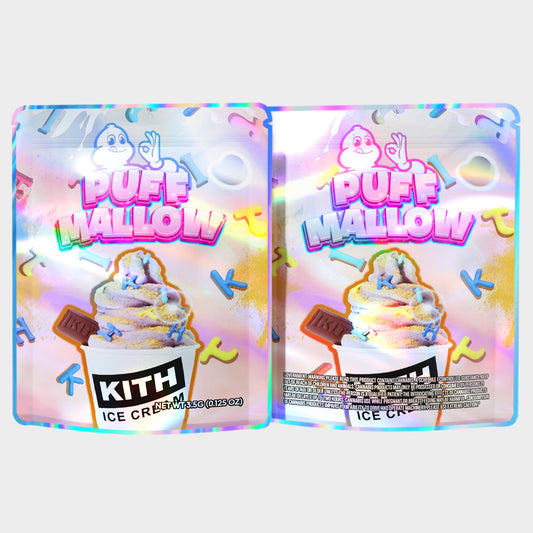 Puff Mallow Kith Ice Cream 3.5G Mylar Bags