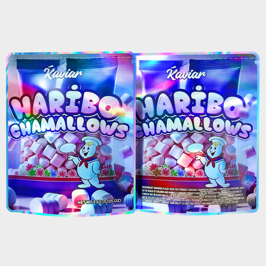 Kaviar Haribo Chamallows 3.5G Mylar Bags
