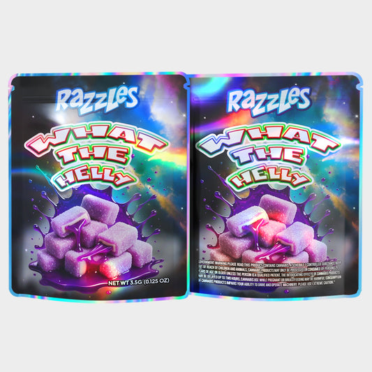 Razzles What The Helly 3.5G Mylar Bags