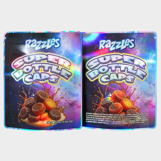 Razzles Super Bottle Caps 3.5G Mylar Bags