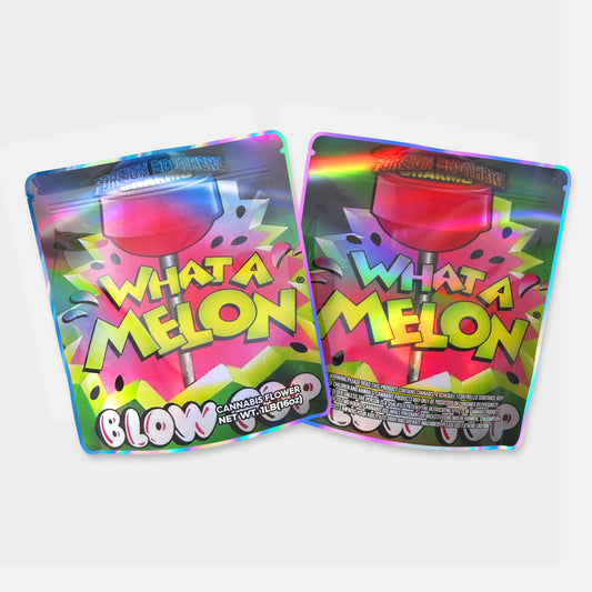 Whata Melon Blow Pop Mylar Bag 16 Oz (1lb)