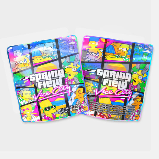 Spring Field Vice City Mylar Bag 16 Oz (1lb)