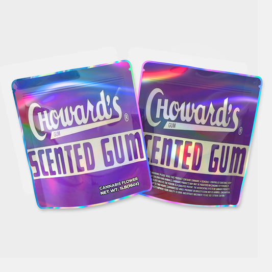 Chowaid's Scented Gum Mylar Bag 16 Oz (1lb)