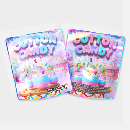 Cotton Candy Mylar Bag 16 Oz (1lb)