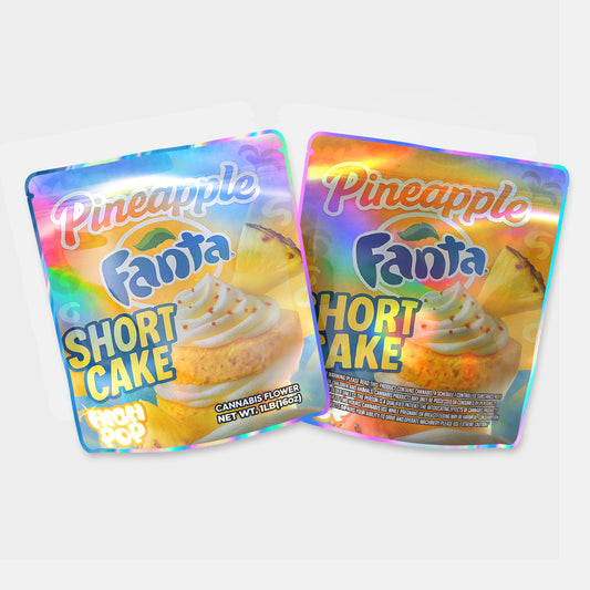 Fanta Pineapple Short Cake Mylar Bag 16 Oz (1lb)