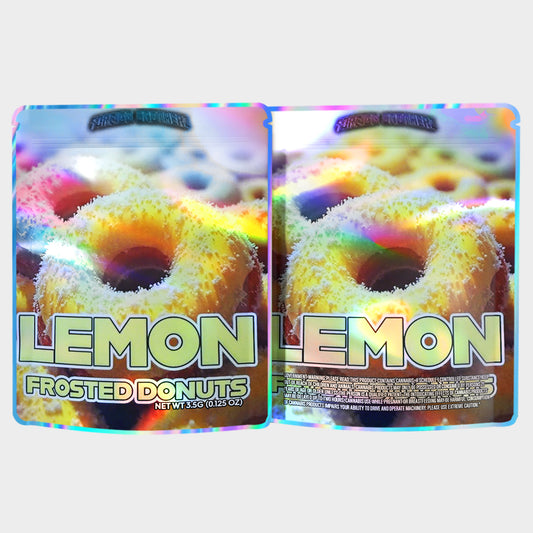 Lemon Frosted Donuts 3.5G Mylar Bags