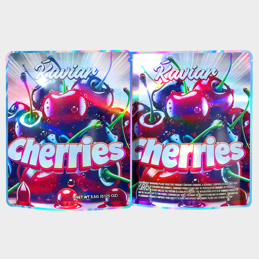 Kaviar Cherries 3.5G Mylar Bags