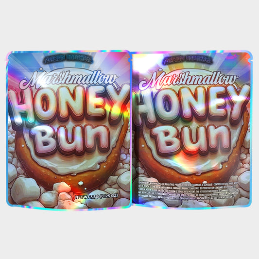 Marshmallow Honey Bun 3.5G Mylar Bags