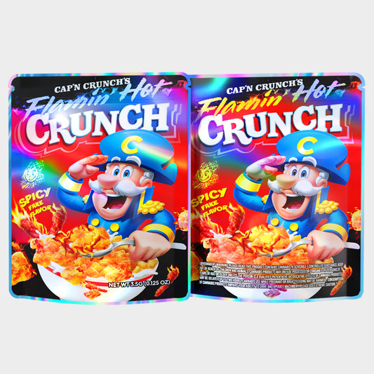 Flamin Hot Crunch 3.5G Mylar Bags
