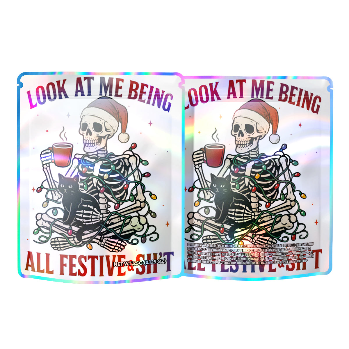 All Festive & Sh't 3.5G Mylar Bags