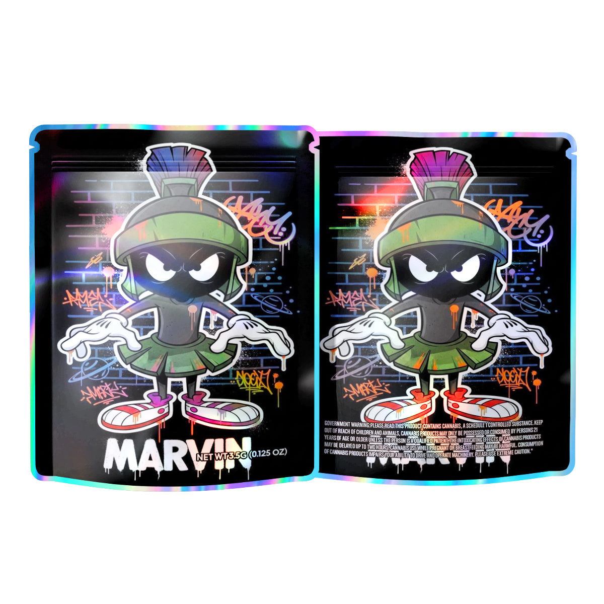 Marvin 3.5G Mylar Bags