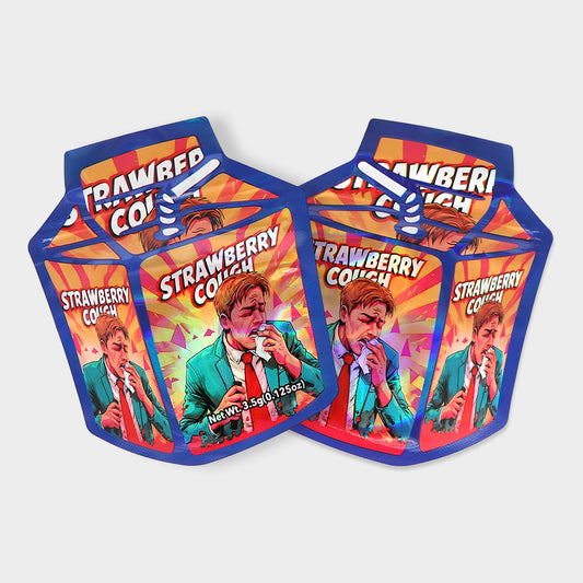 Strawberry Couch 3.5G Mylar Bags