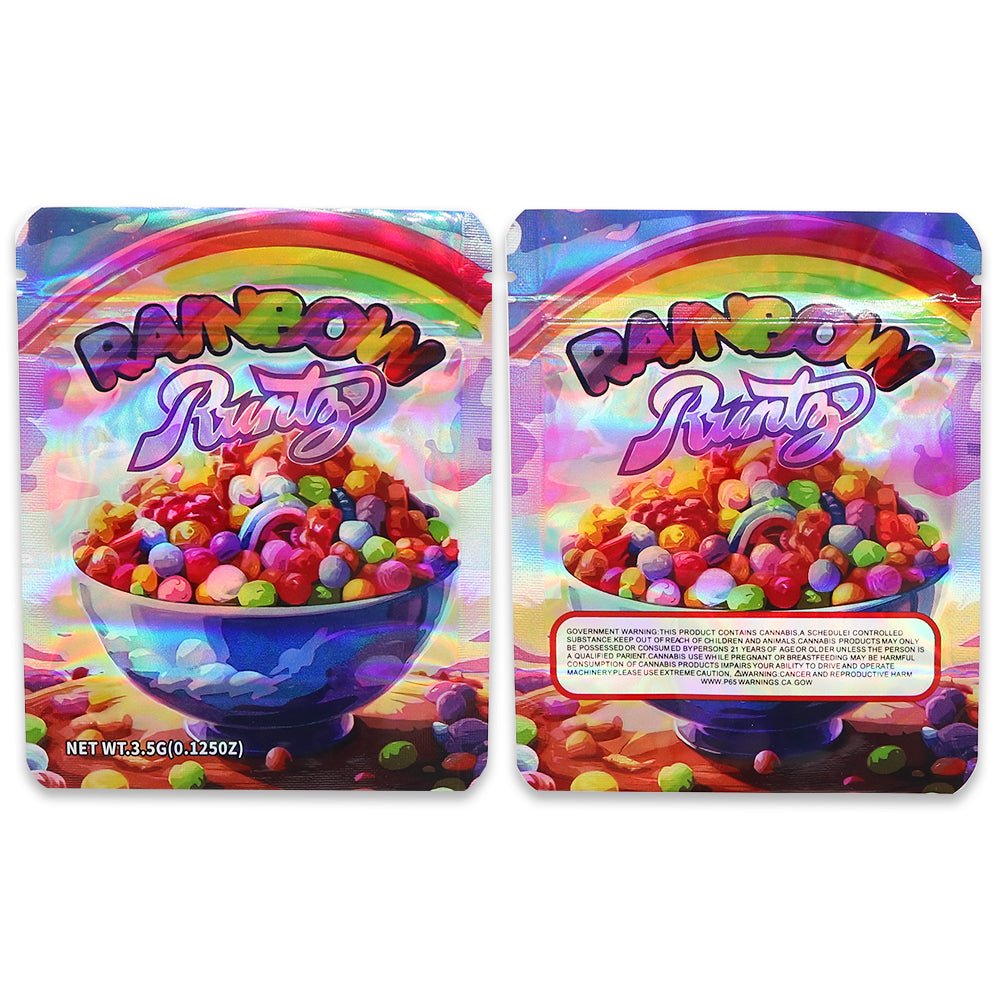 Runtz Rainbow Weed Mylar Bags 3.5 Grams