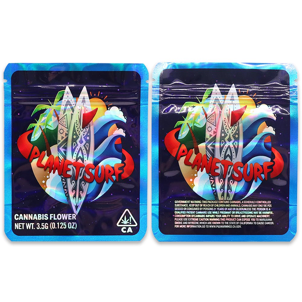 Planetsurf Mylar Bags 3.5 Grams