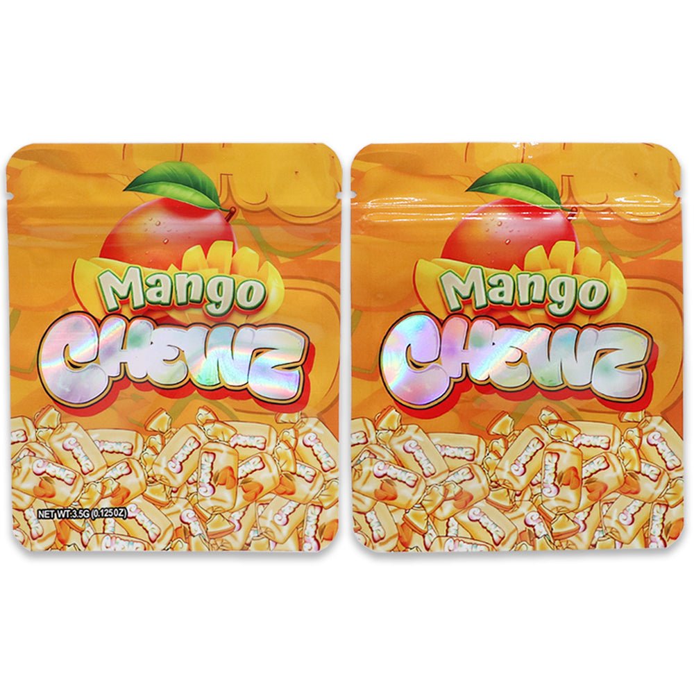 Mango Chewz Weed Mylar Bags 3.5 Grams