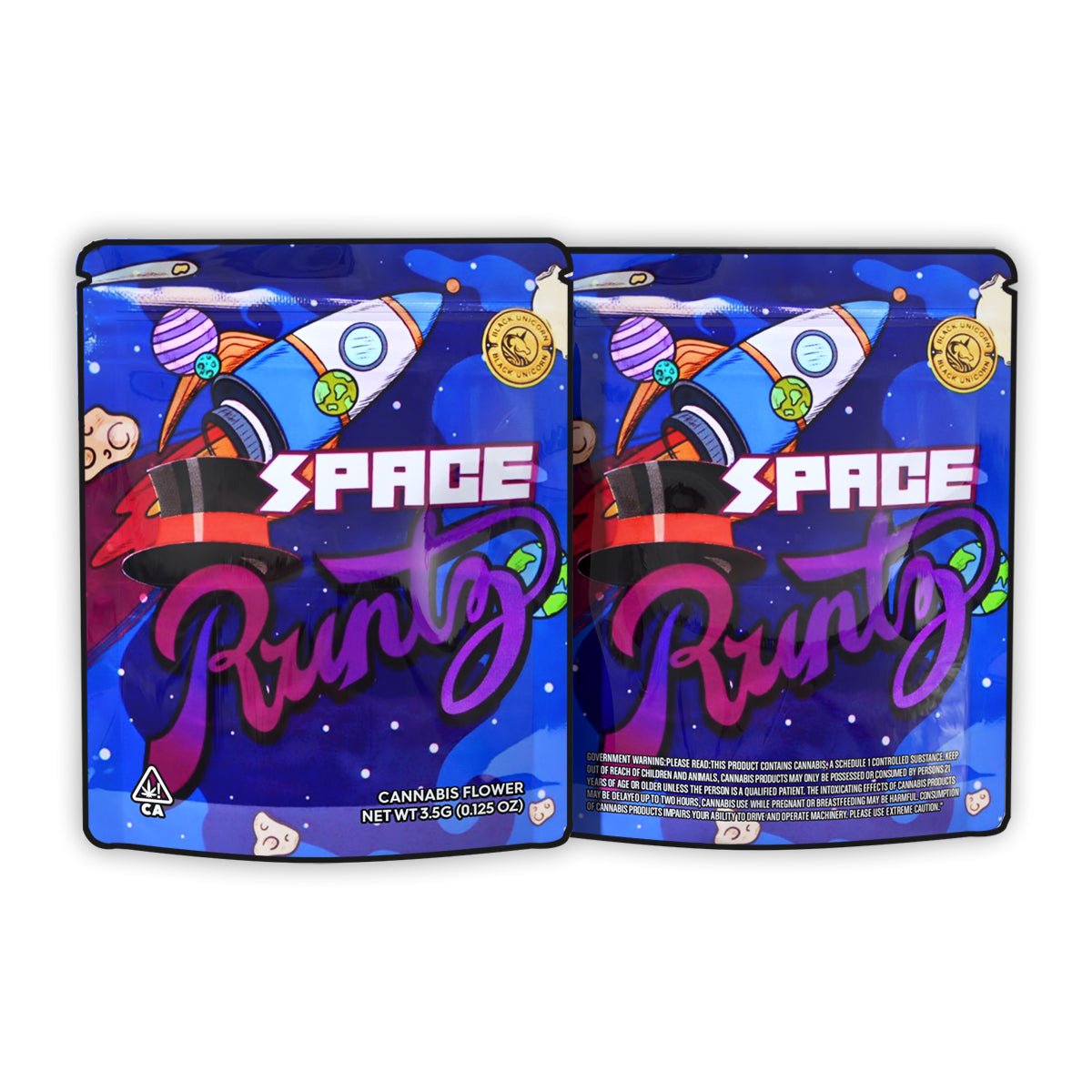 Space Runtz Weed Mylar Bags 3.5 Grams