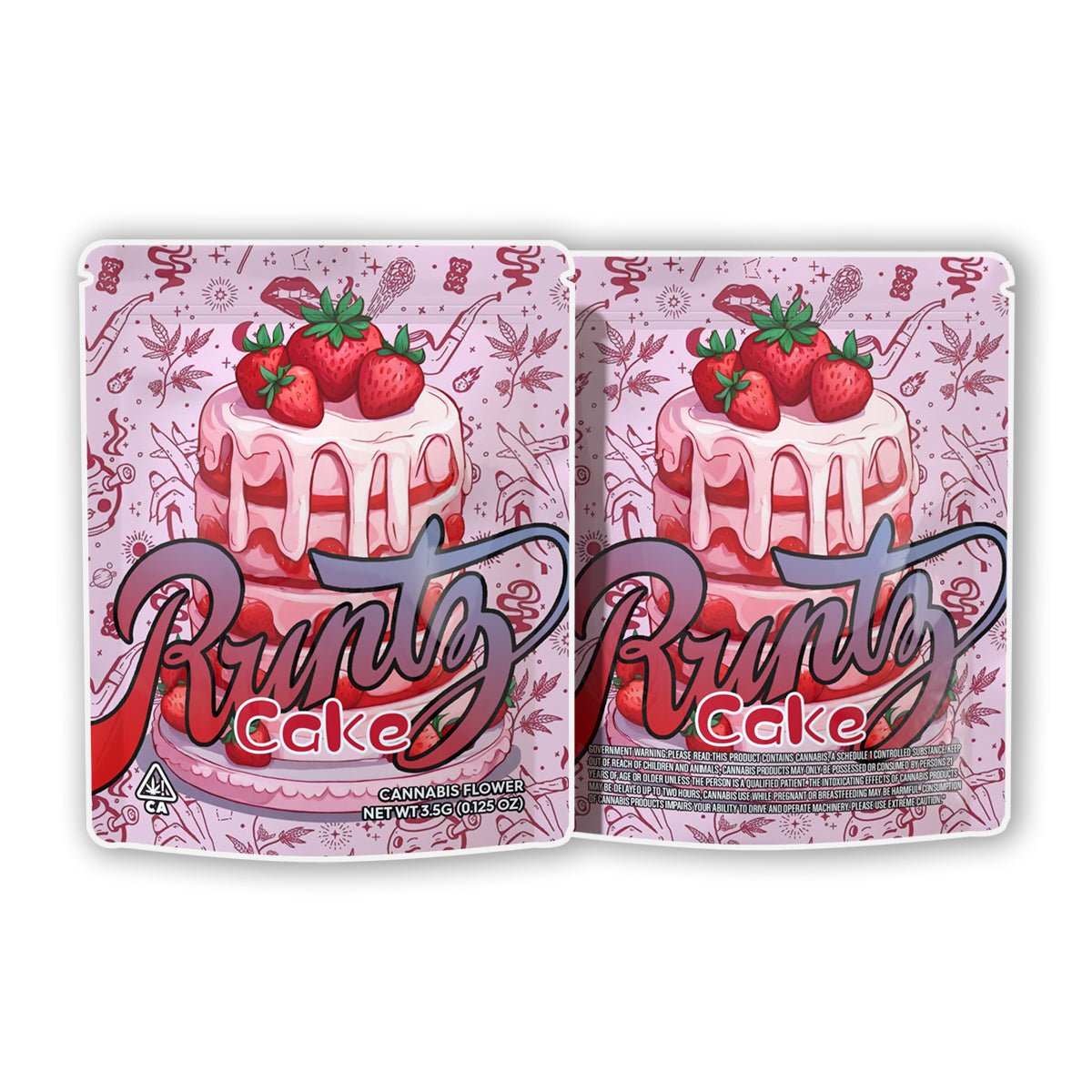Cake Runtz Mylar Bags 3.5 Grams