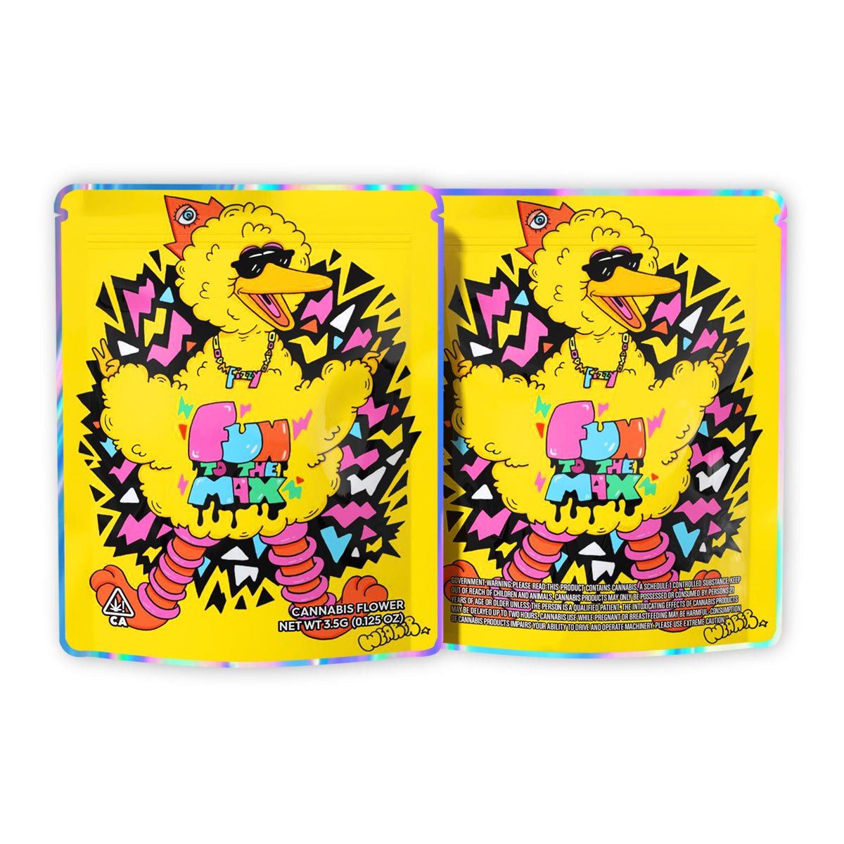 Fun To The Max Mylar Bags 3.5 Grams