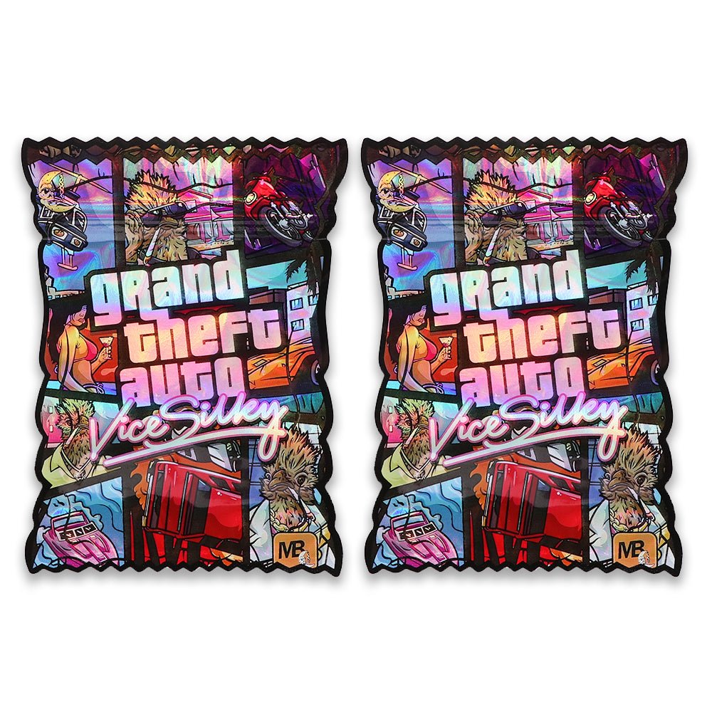 Grand Theft Auto Vice Silky Mylar Bags 3.5 Grams