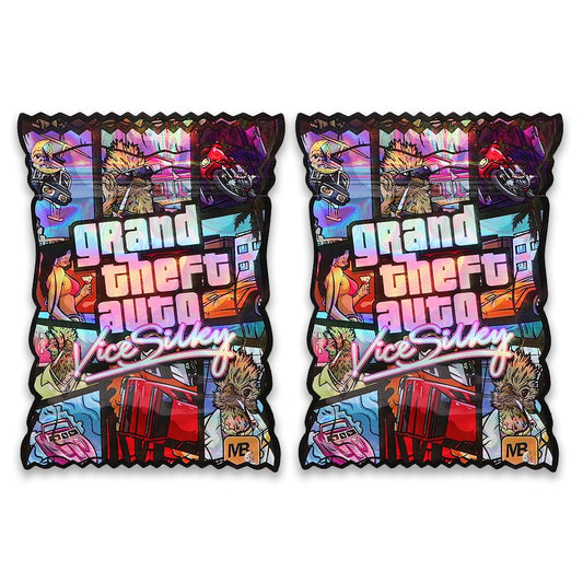 Grand Theft Auto Vice Silky Mylar Bags 3.5 Grams