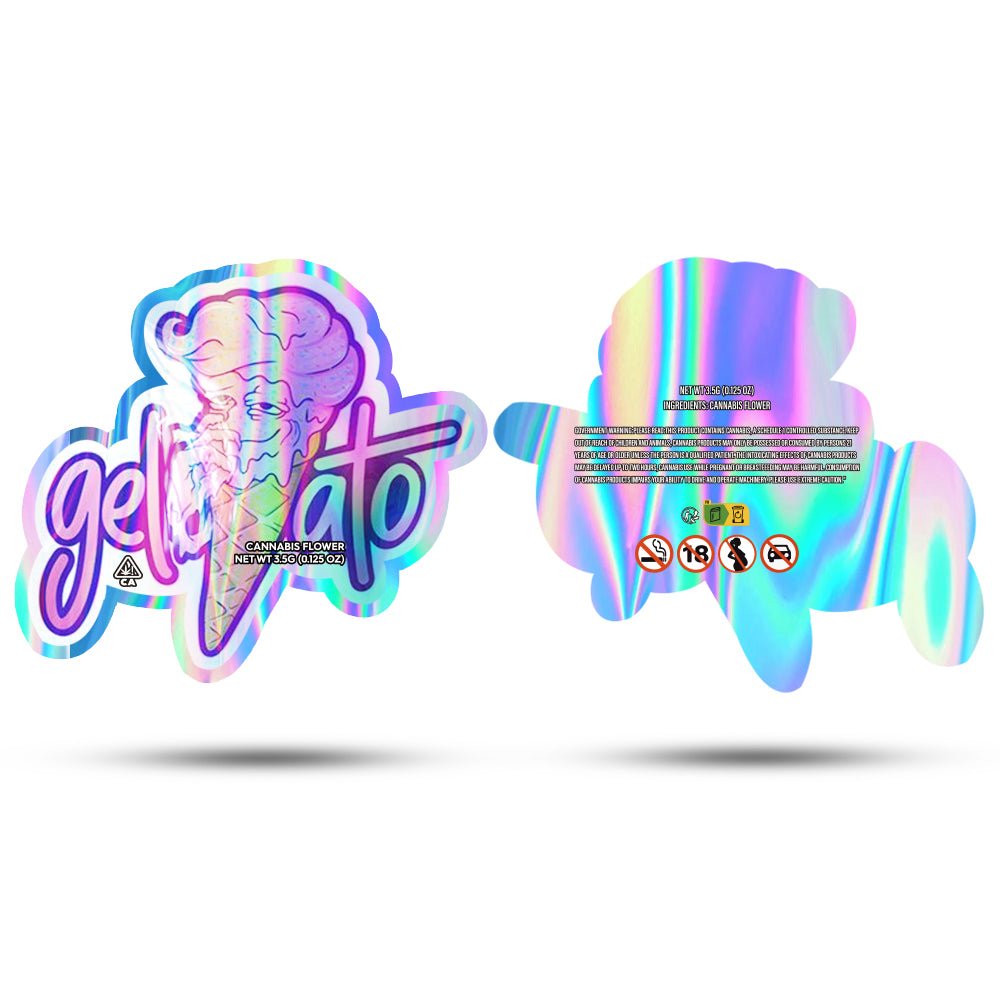 Purple Gelato Mylar Bags 3.5 Grams