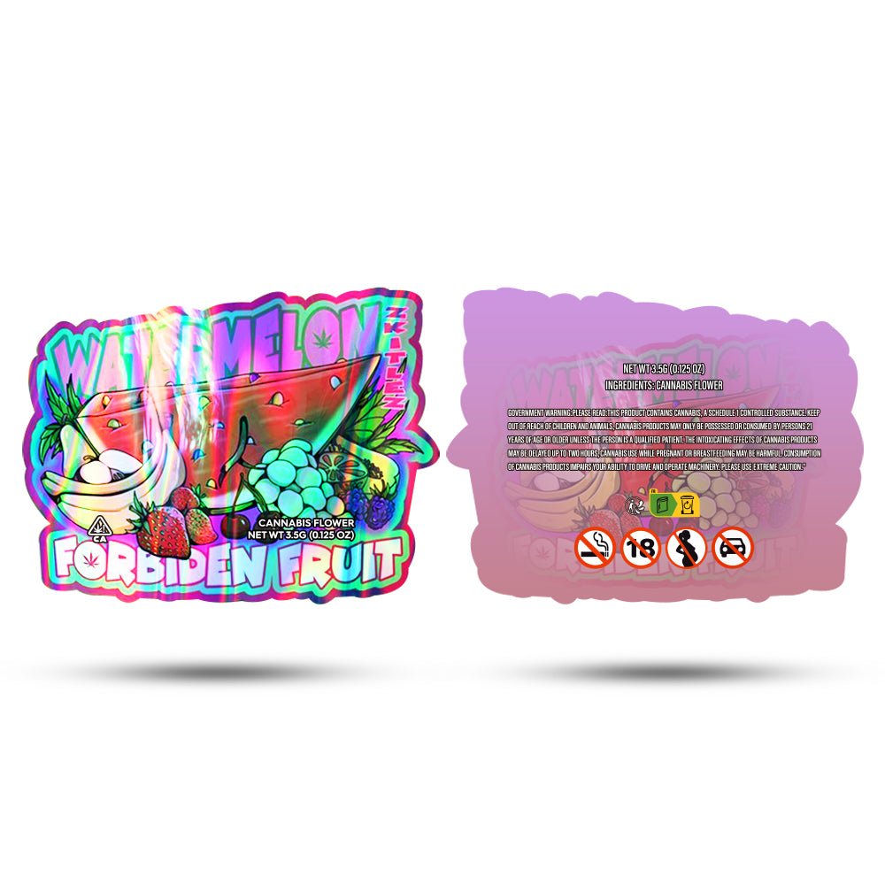 Watermelon Forbidden Fruit Mylar Bags 3.5 Grams
