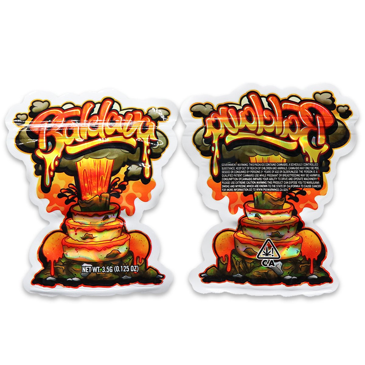 Baklava Holographic Mylar Bags 3.5 Grams