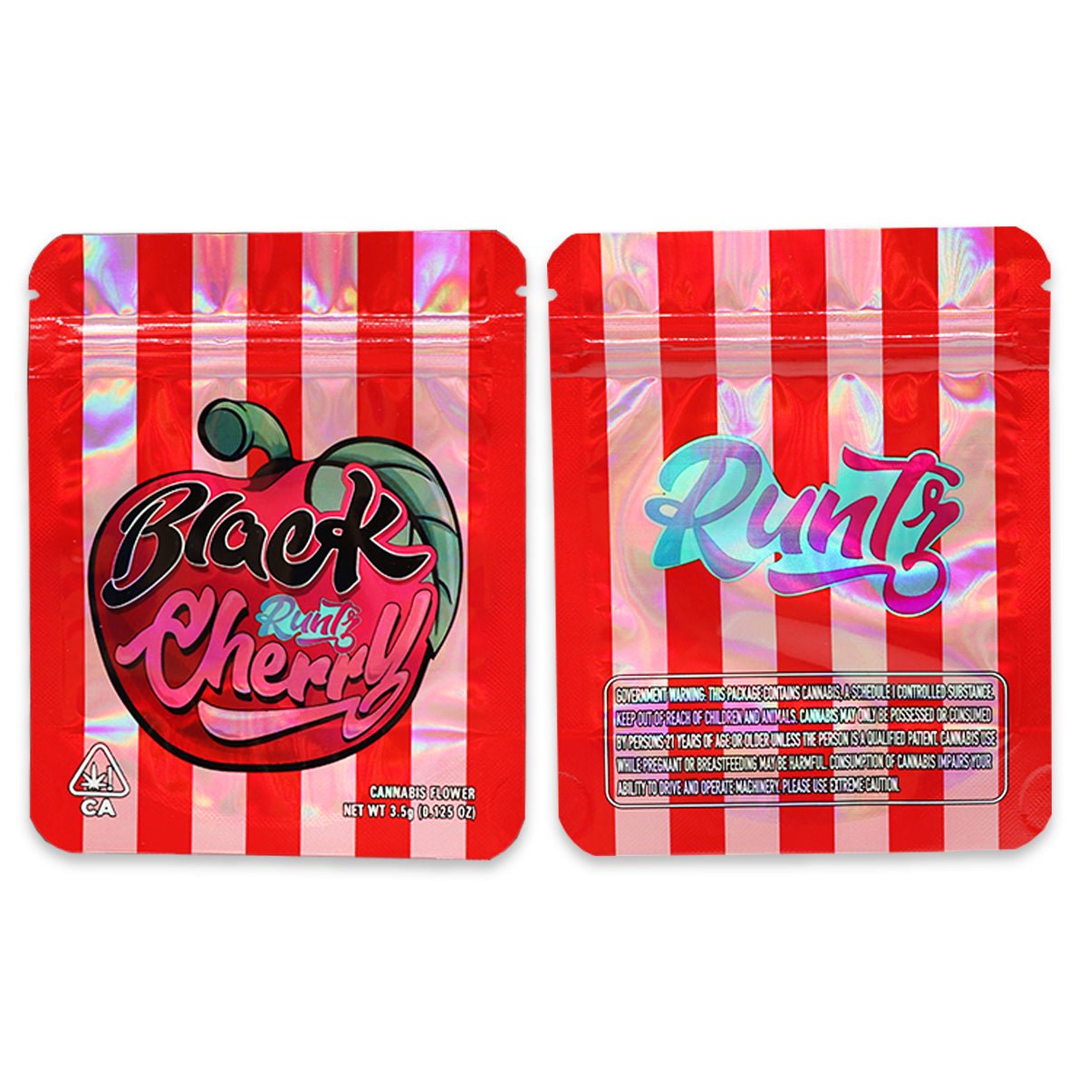 Black Cherry Runtz Mylar Bags 3.5 Grams