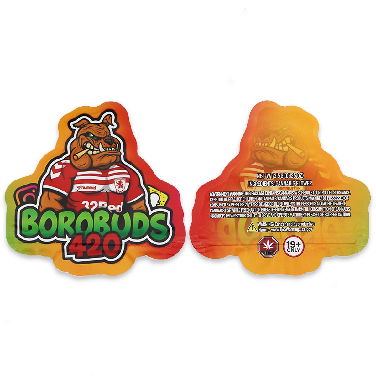 BOROBUDS 420 SFX 3.5g Mylar Bags