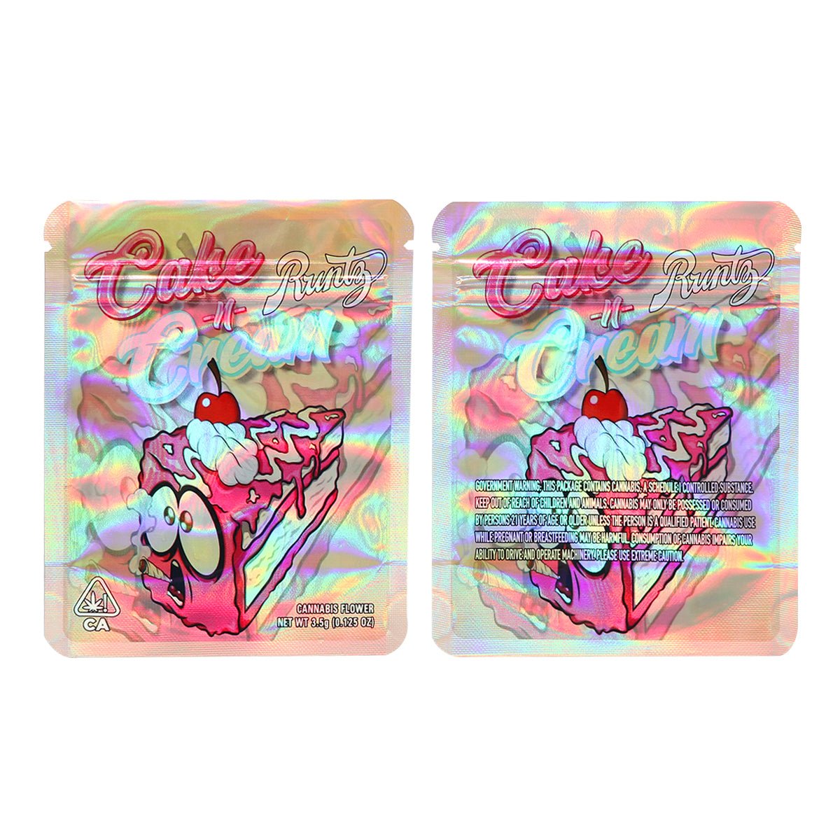 Cake Runtz Weed Mylar Bags 3.5 Grams