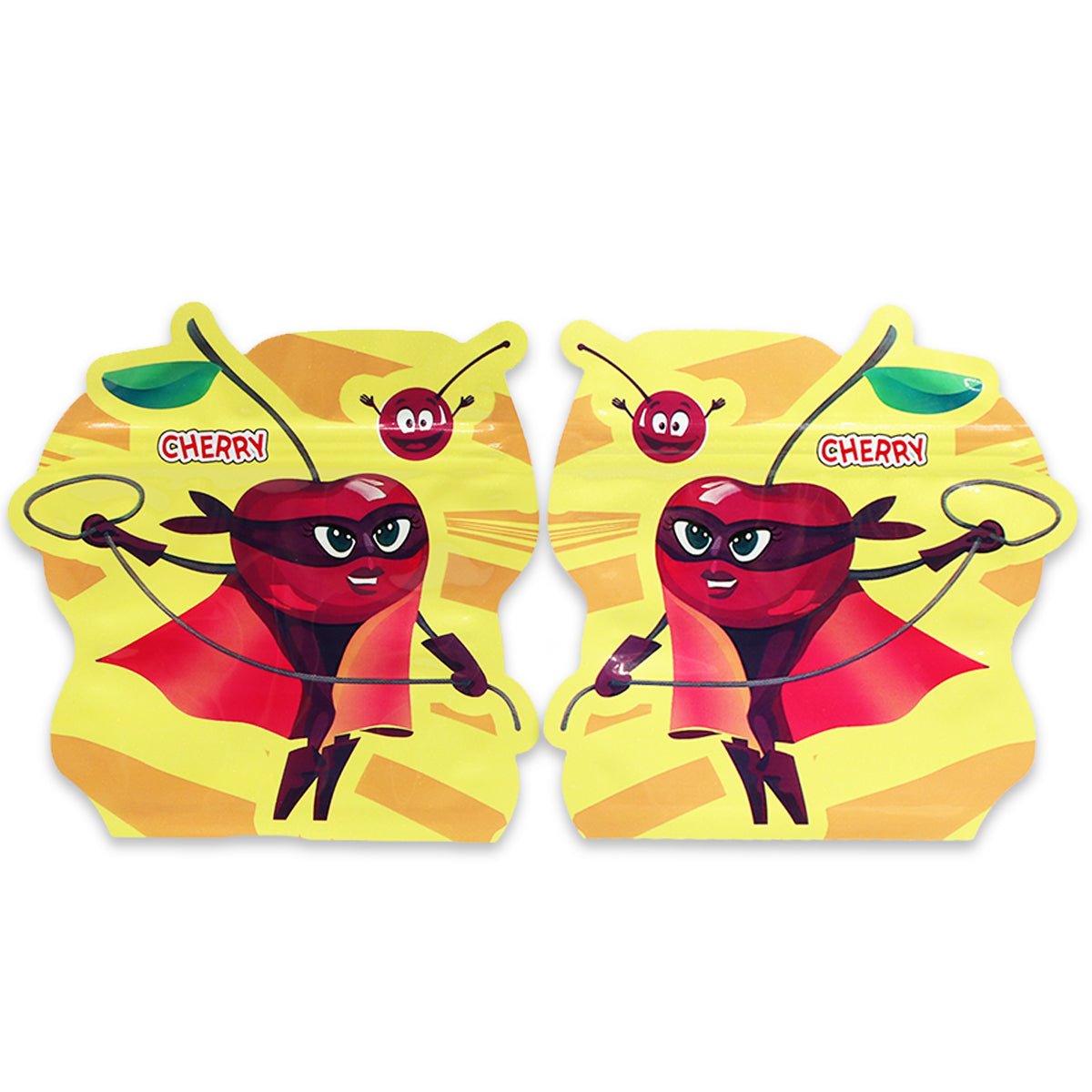 Cherry Holographic Mylar Bags 3.5 Grams