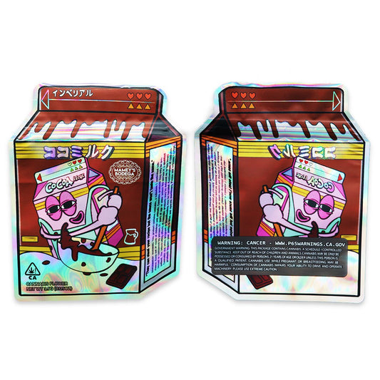 Cocoa Leche Mamey's Bodega Holographic Mylar Bags 3.5 Grams