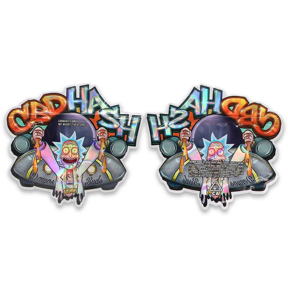 DBD HASH 3.5G Mylar Bags Holographic - Custom420bagPackaging & Storage