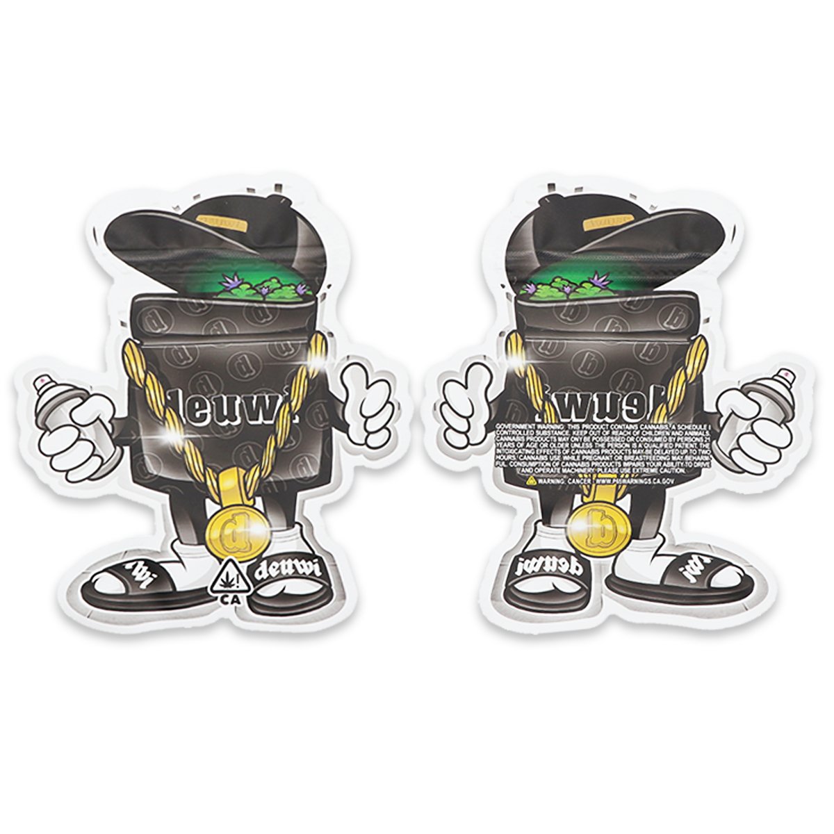 Deuwi Cannabis SFX Mylar Bags 3.5 Grams