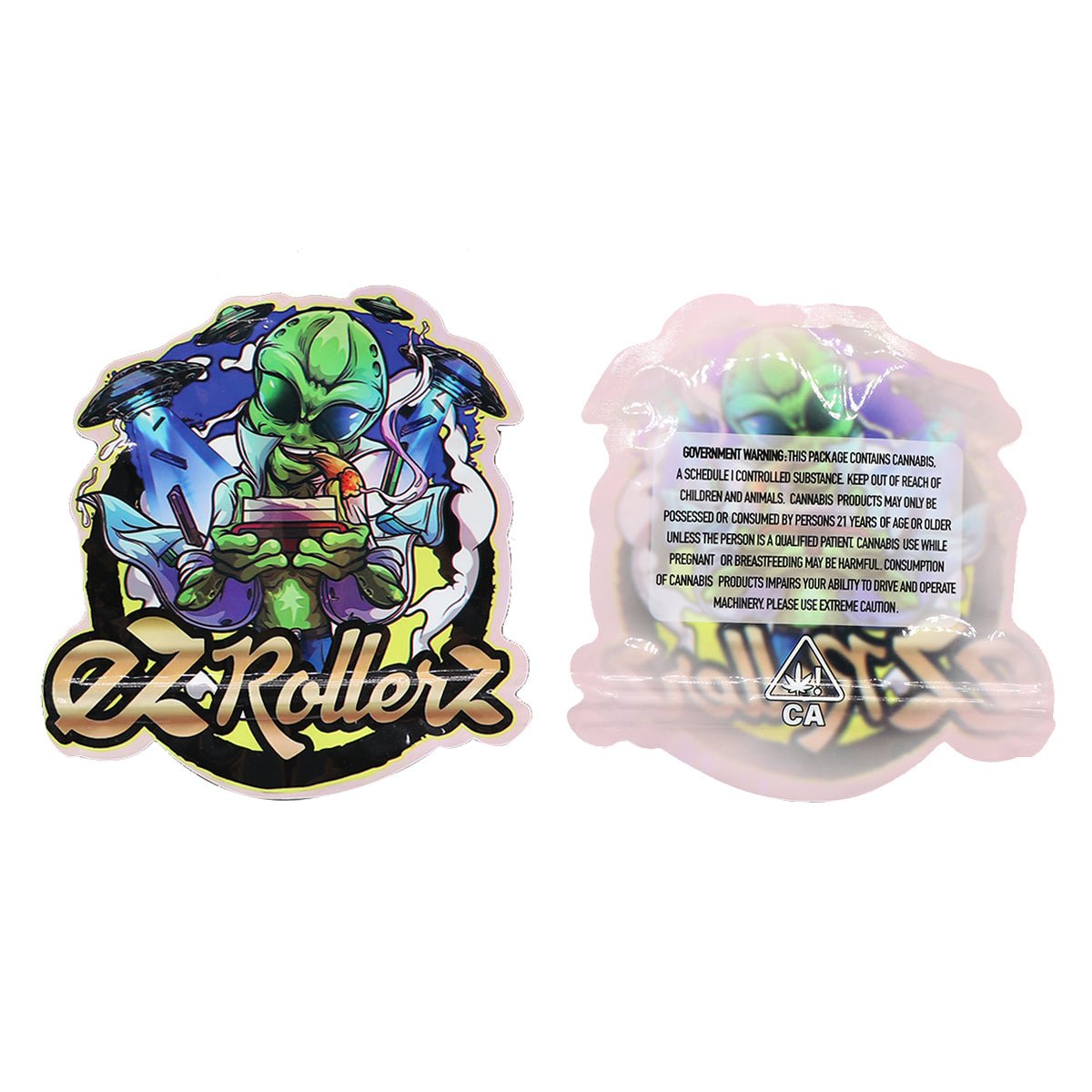 EZ-Rollerz Holographic Mylar Bags 3.5 Grams