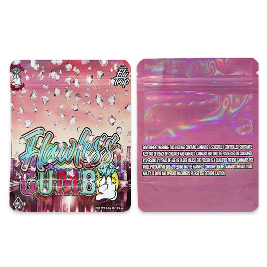 Gumbo Holographic Mylar Bags 3.5 Grams
