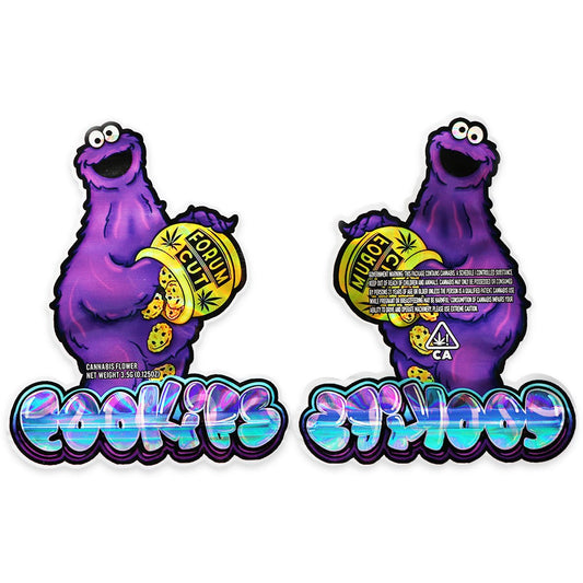 Forum Cut Cookies Holographic Mylar Bags 3.5 Grams