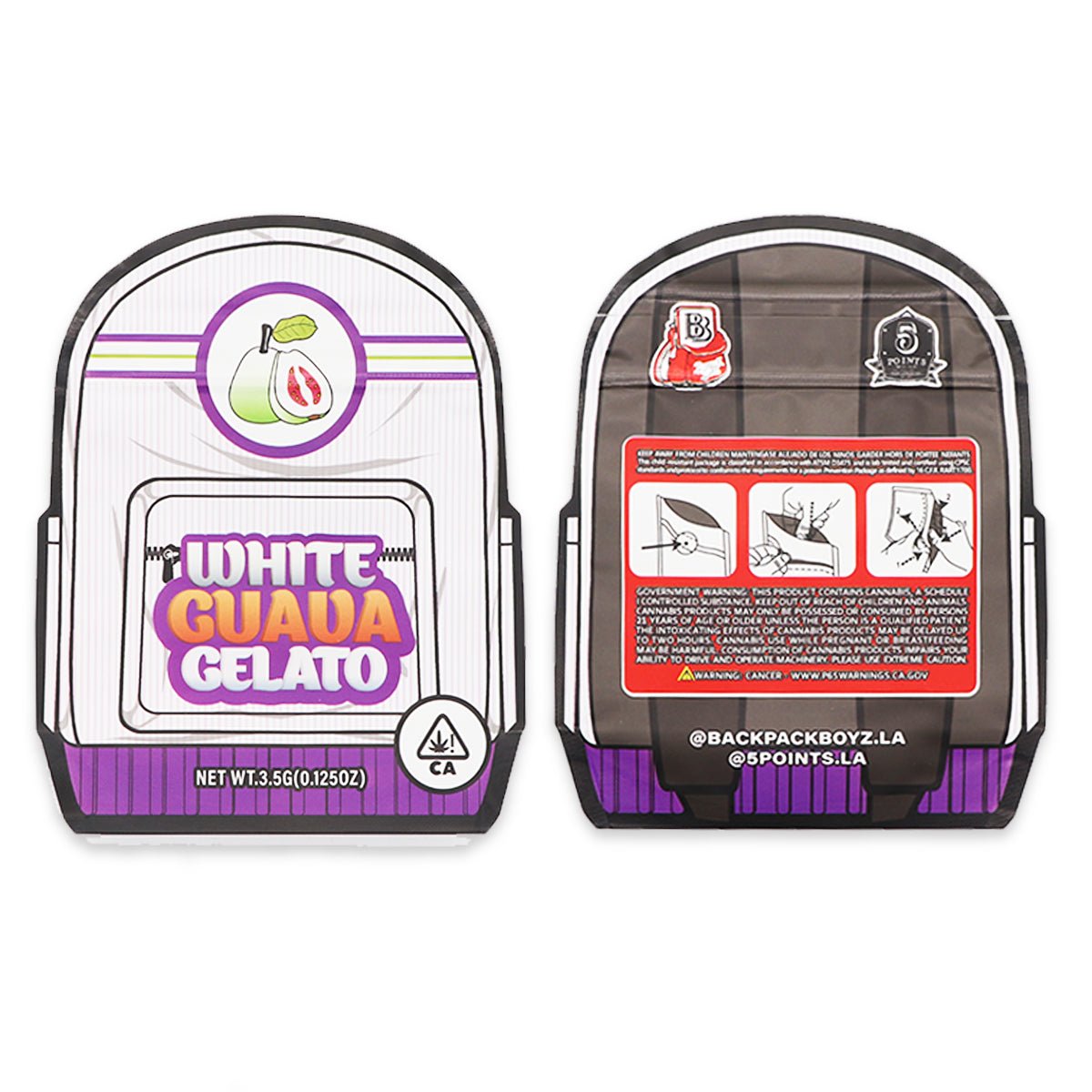 Guaua Gelato SFX Mylar Bags 3.5 Grams - Custom 420 bagPackaging & Storage