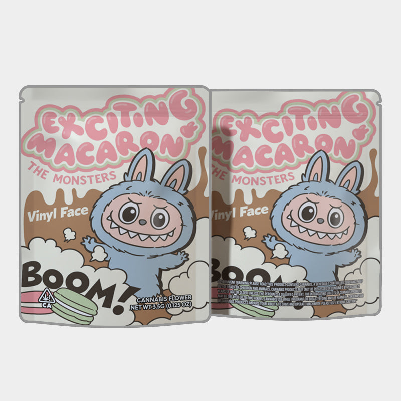 Exciting Macaron The Monsters 3.5g Mylar Bag