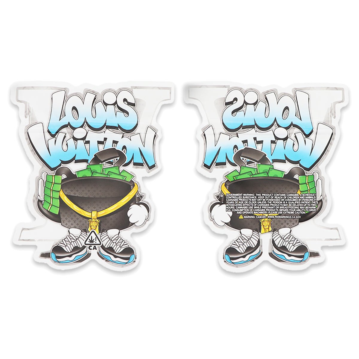 Louis Vuitton SFX Mylar Bags 3.5 Grams - Custom 420 bagPackaging & Storage