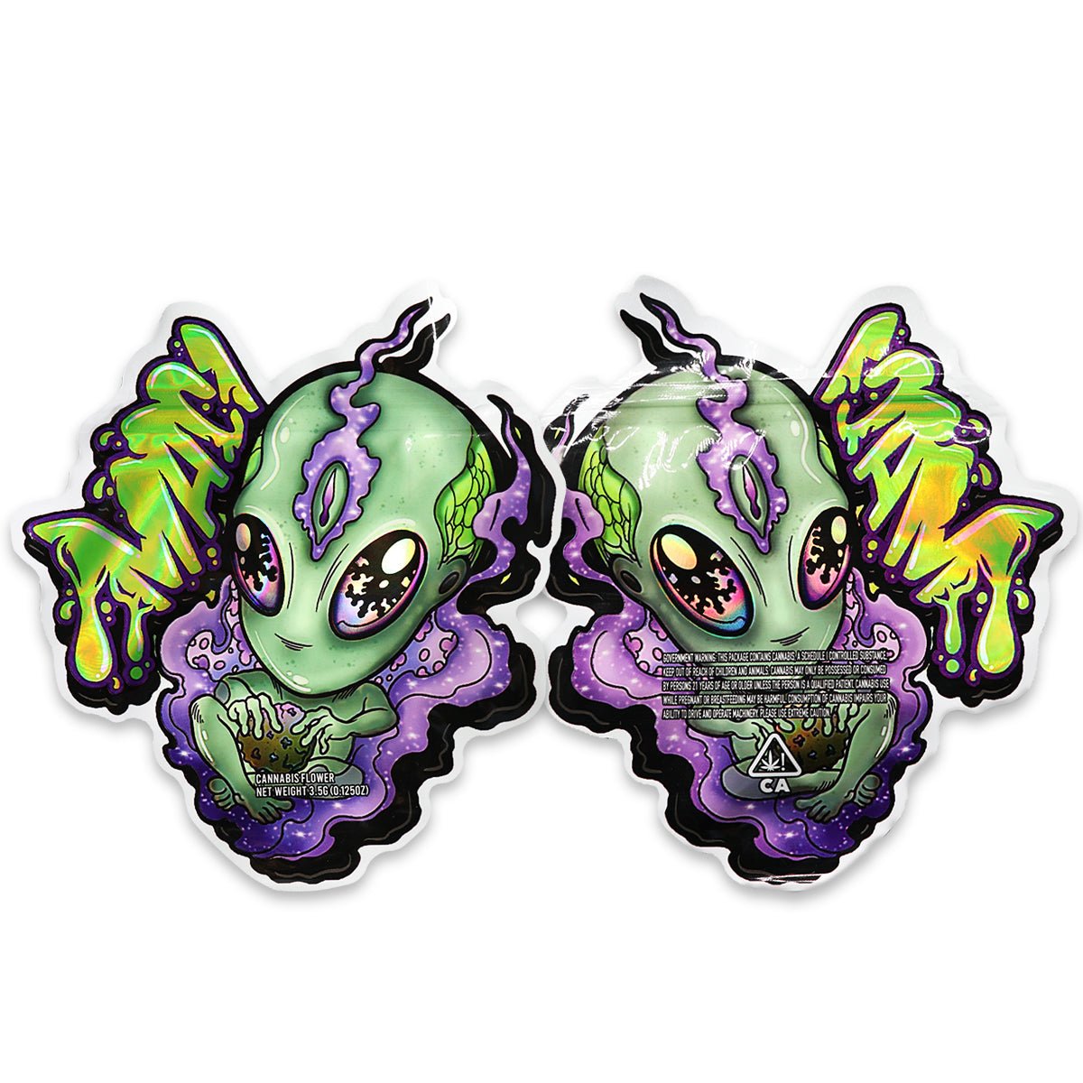 MAC 1 Holographic Mylar Bags 3.5 Grams