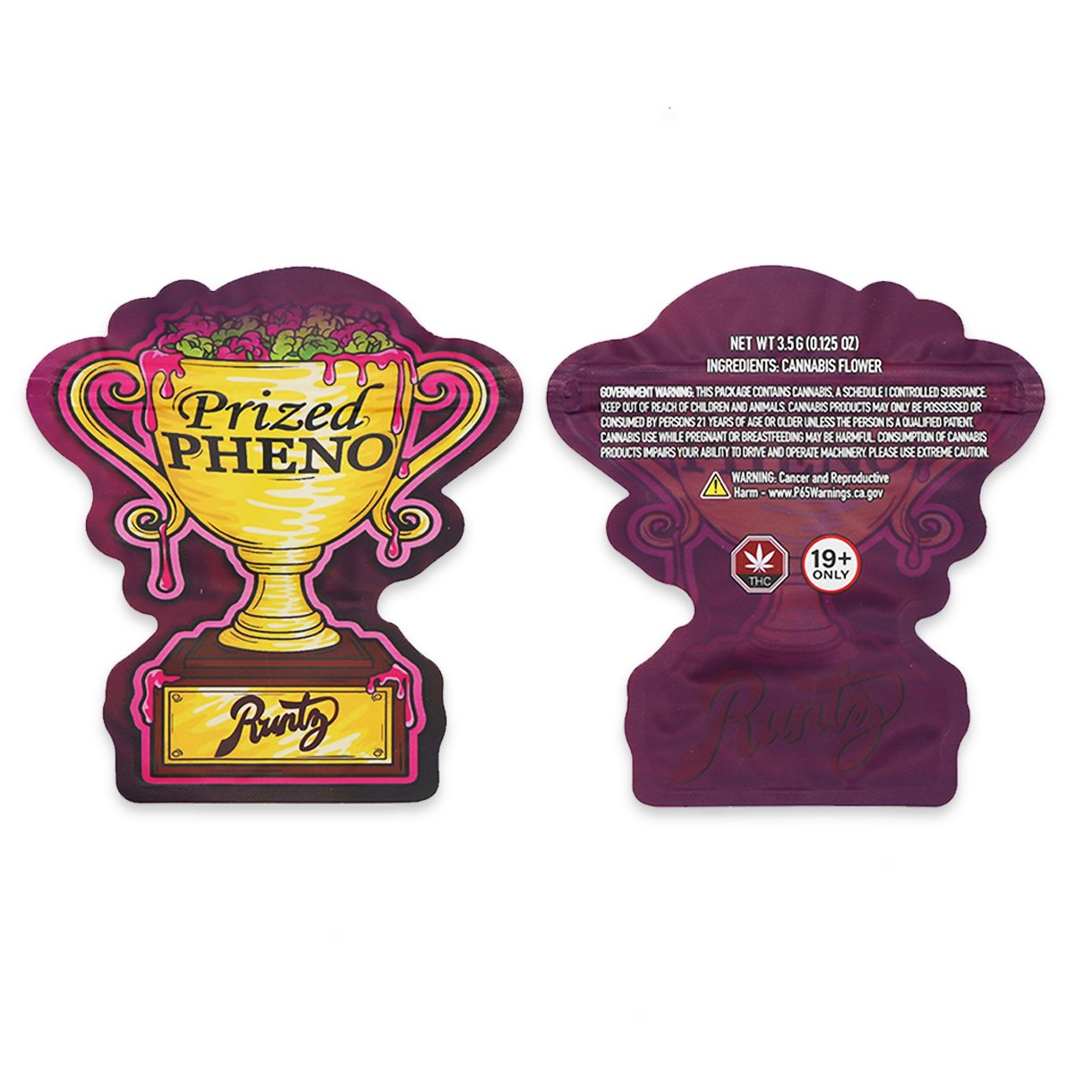 Prized PHENO SFX Mylar Bags 3.5 Grams - Custom 420 bagPackaging & Storage