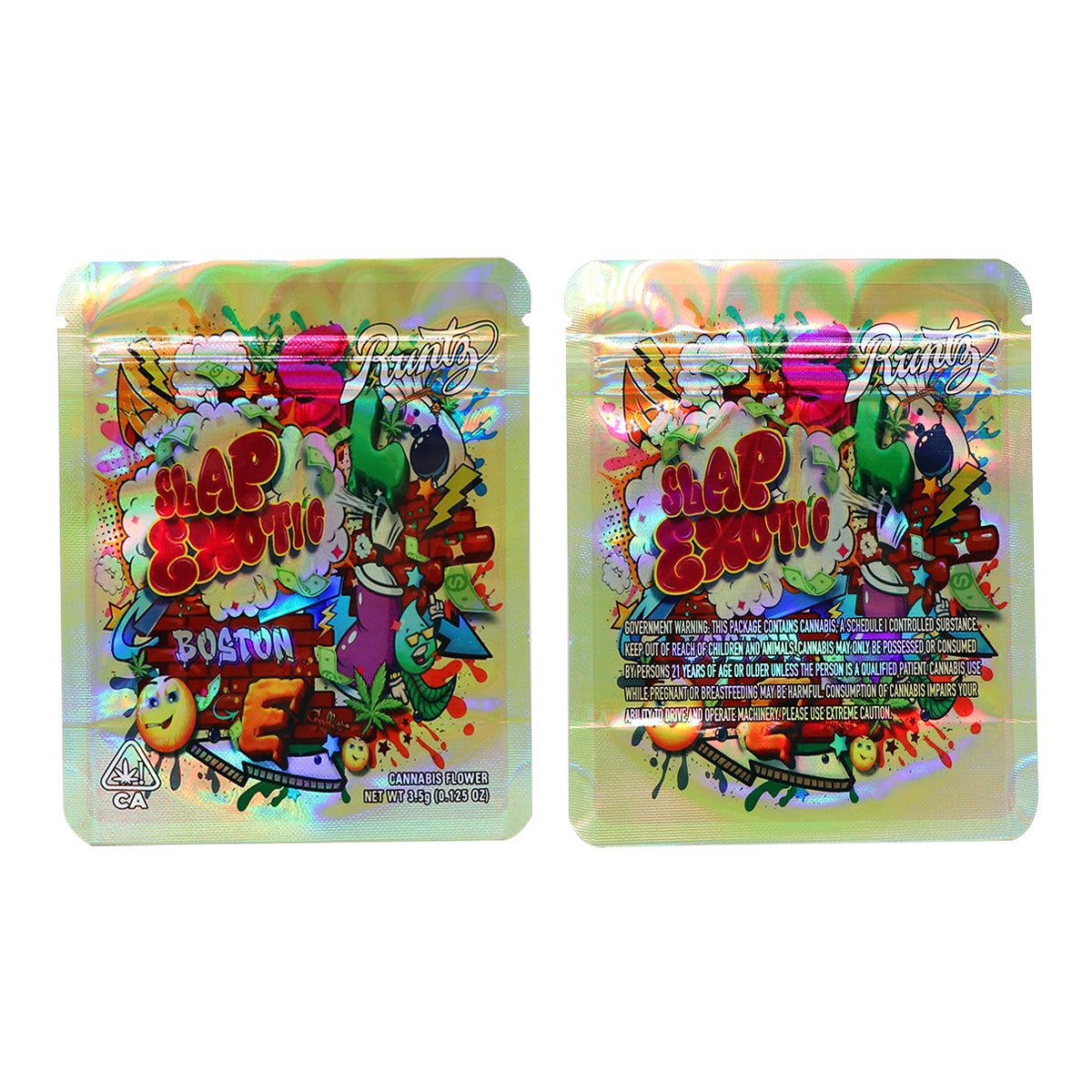Runtz Slapz Exotic Weed Mylar Bags 3.5 Grams