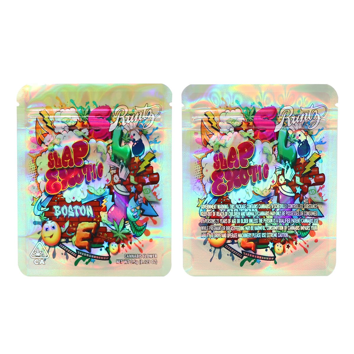 Runtz Slapz Exotic Weed Mylar Bags 3.5 Grams