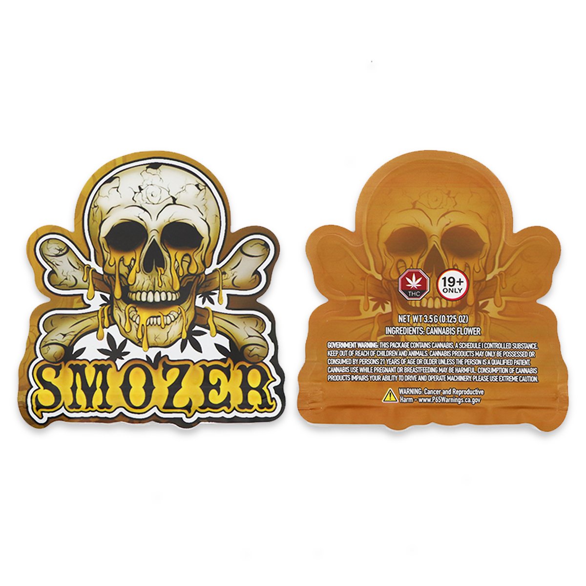 Smozer SFX Mylar Bags 3.5 Grams