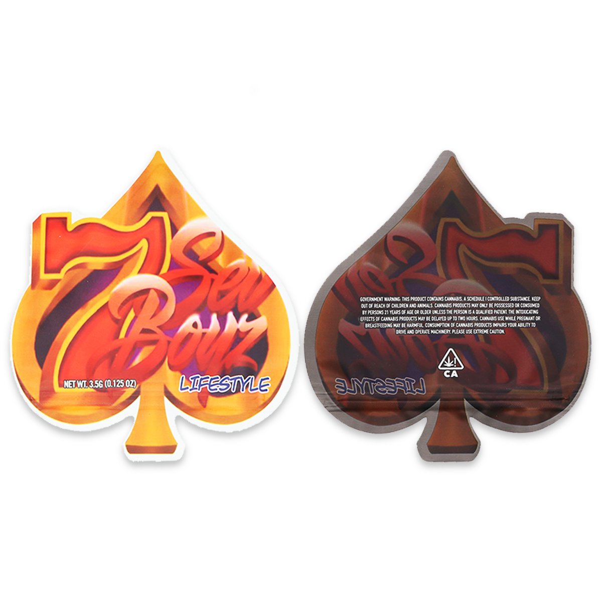 Golden Lifestyle SFX Mylar Bags 3.5 Grams